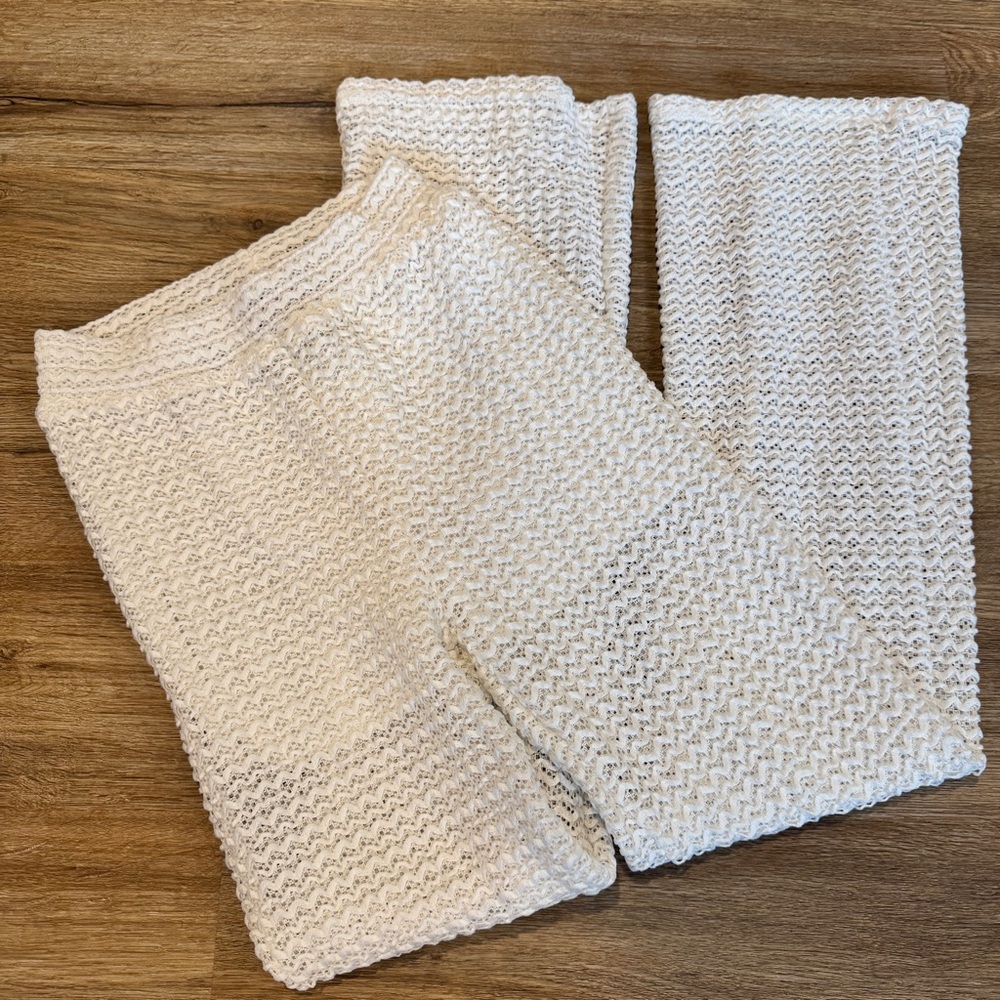 Say What? Knit Sheer Pants Y2K MEDIUM